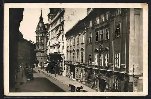 AK Wien, Telegrafen und Radio in der Renngasse