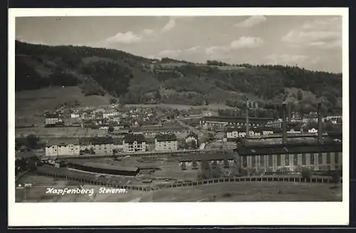 AK Kapfenberg /Steierm., Ortsansicht am Industriegebiet