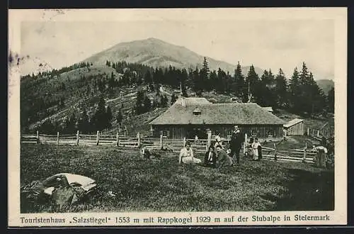 AK Maria Lankowitz, Stubalpe, Das Touristenhaus Salzstiegel mit Rappkogel