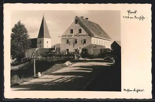 AK Pack, Der Gasthof Packerhöhe und die Kirche