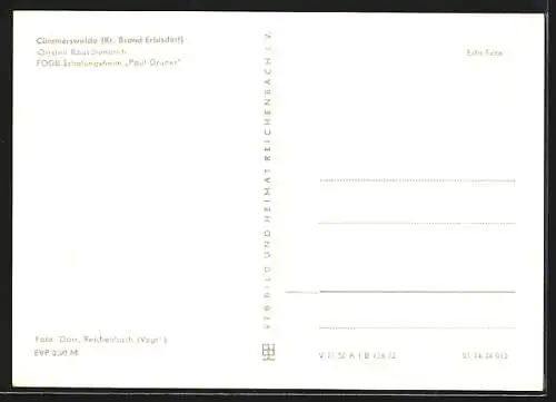 AK Cämmerswalde, FDGB-Erholungsheim Paul Gruner