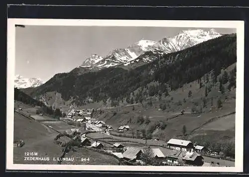 AK Zederhaus i. Lungau, Gesamtansicht im Tallauf