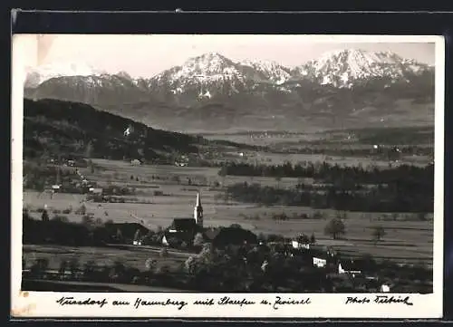 AK Nussdorf am Haunsberg, Blick über den Ort