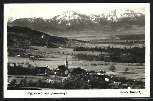 AK Nussdorf am Haunsberg, Blick über den Ort