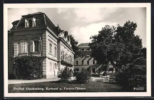 AK Gleichenberg, Kurhotel und Vereins-Theater