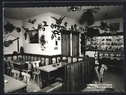 AK Bad Hofgastein, Das Gasthaus Bergkristallstüberl, Inh. H. u. M. Bacher