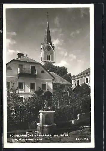 AK Mariapfarr /Lungau, am Mariabrunnen