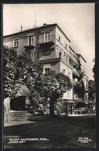 AK Gleichenberg /Stmk., Die Pension Grazer Hof