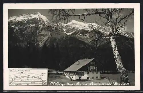 AK Rum bei Innsbruck, Alpen-Gasthaus u. Pension Canisiusbründl