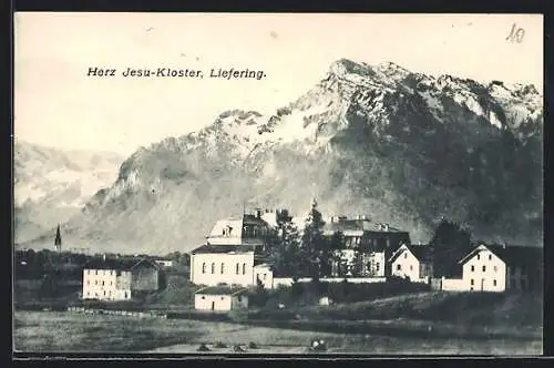 AK Salzburg, Liefering, Blick auf das Herz Jesu-Kloster