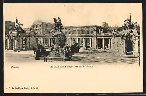 AK Berlin, Nationaldenkmal Kaiser Wilhelm I.