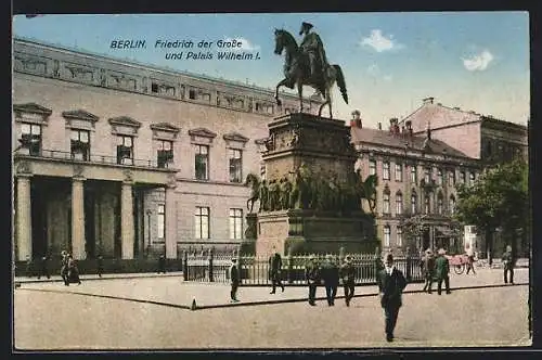 AK Berlin, Denkmal Friedrichs des Grossen