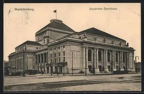 AK Berlin-Charlottenburg, Deutsches Opernhaus