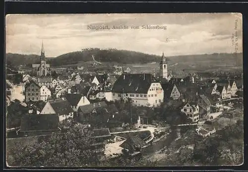AK Nagold, Ansicht vom Schlossberg