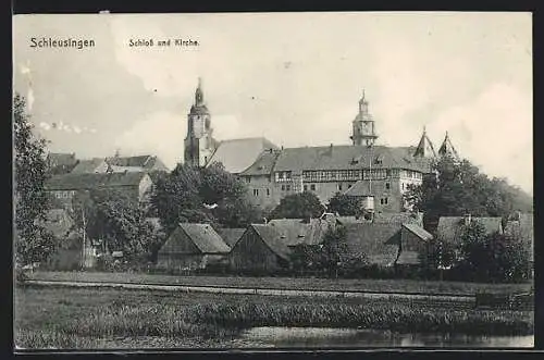 AK Schleusingen, Schloss und Kirche