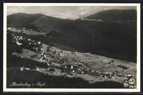 AK Brückenberg /Riesengebirge, Gesamtansicht von der Koppe aus