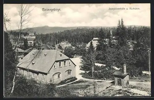 AK Schreiberhau /Riesengebirge, Josephinenhütte und Hochstein