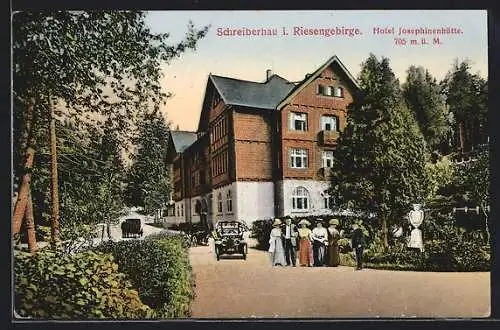 AK Schreiberhau i. Riesengebirge, Hotel Josephinenhütte