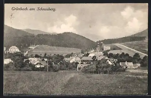 AK Grünbach am Schneeberg, Totalansicht