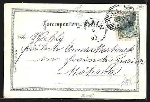 AK St. Pölten, Totalansicht mit Strassenpartie