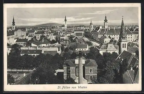 AK St. Pölten, Totalansicht von Westen