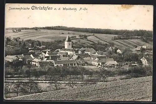 AK Christofen a. d. Westbahn /N.-Oe., Gesamtansicht