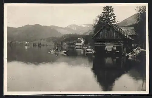 AK Erlaufsee, Seepartie mit Ruderboot