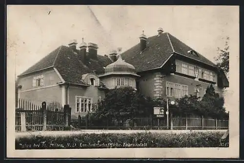 AK Pyhra bei St. Pölten /N. D., Landwirtschaftliche Lehranstalt