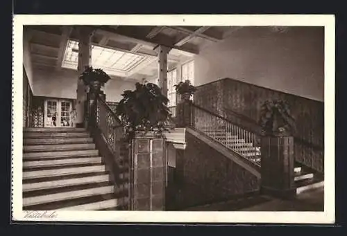 AK Grimmenstein, Vestibule in der Heilanstalt Grimmenstein