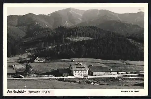 AK Kernhof, Alpengasthof Am Gscheid