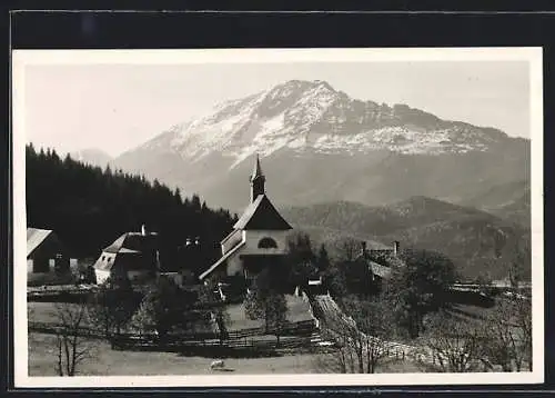 AK Josefsberg, Ortsansicht mit dem Ötscher