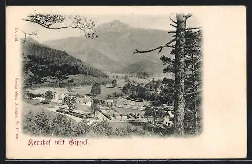 AK Kernhof, Ortsansicht mit Gippel