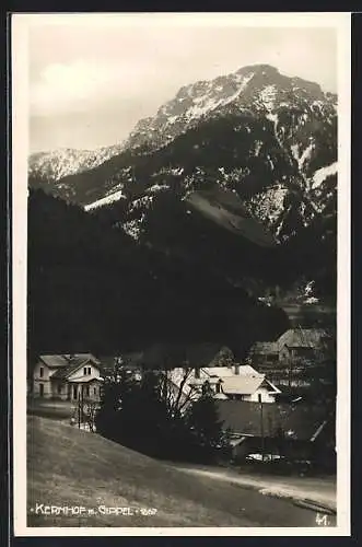 AK Kernhof, Ortsansicht mit Gippel