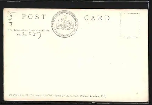 AK C. N. R. 439 Locomotive, englische Eisenbahn