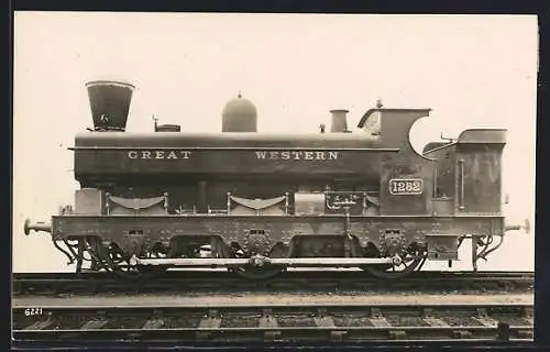 AK Englische Dampflokomotive No. 1282 der Great Western