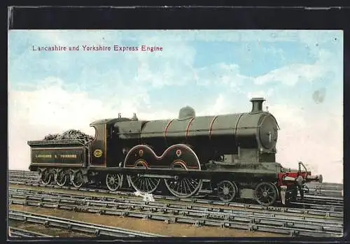 AK englische Eisenbahn 1403, Lancashire And Yorkshire Express Engine