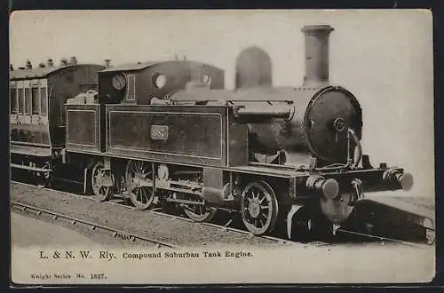AK englische Eisenbahn, L. & N. W. Rly. Compound Suburban Tank Engine