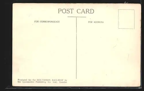 AK Down Southern Belle Pullman Limited Express London to Brighton, englische Eisenbahn