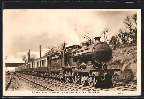 AK Down Continental Pullman Limited Express, englische Eisenbahn