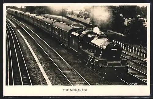 AK Englische Eisenbahn The Midlander mit der No. 45688