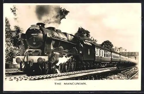 AK The London Midland Region`s Mancunian business train between Manchester and London, englische Eisenbahn