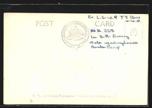 AK Southern Railway No. 338 Locomotive, englische Eisenbahn