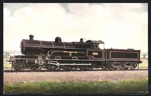 AK L. & N. W. R. Sir Gilbert Claughton No. 2222, englische Eisenbahn