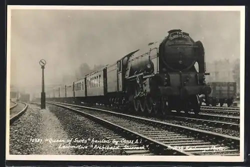 AK Queen of Scots hauled by Class A.I. Locomotive Archibald Sturrock, englische Eisenbahn