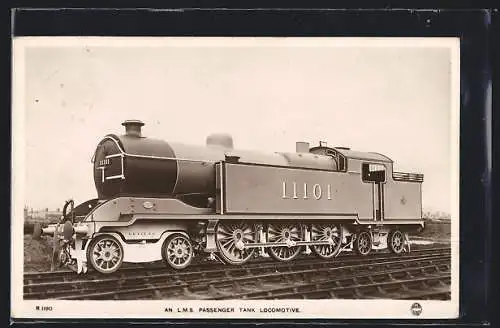 AK L. M. S. Passenger Tank Locomotive No. 11101, englische Eisenbahn