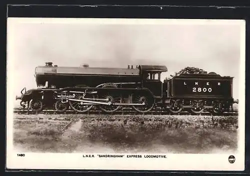 AK Sandringham L. N. E. R. Express Locomotive, englische Eisenbahn