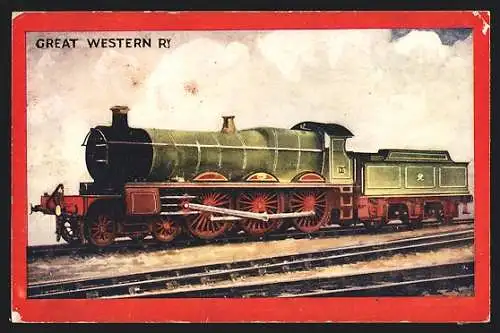 AK Great Western Railway, englische Eisenbahn