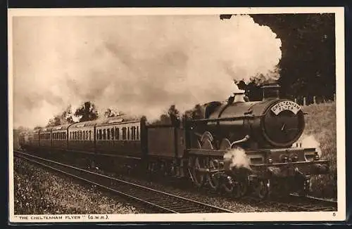 AK The Cheltenham Flyer der G. W. R., englische Eisenbahn