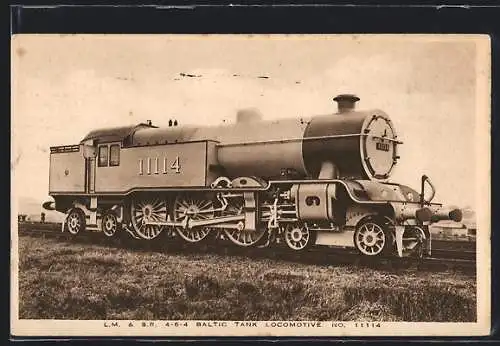 AK L.M.&S.R., Baltic Tank Locomotive No. 11114, englische Eisenbahn