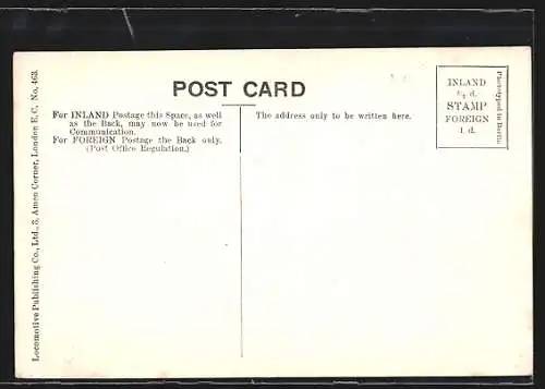 AK S.E. & C.R. Four Coupled Bogie Express No. 273, englische Eisenbahn